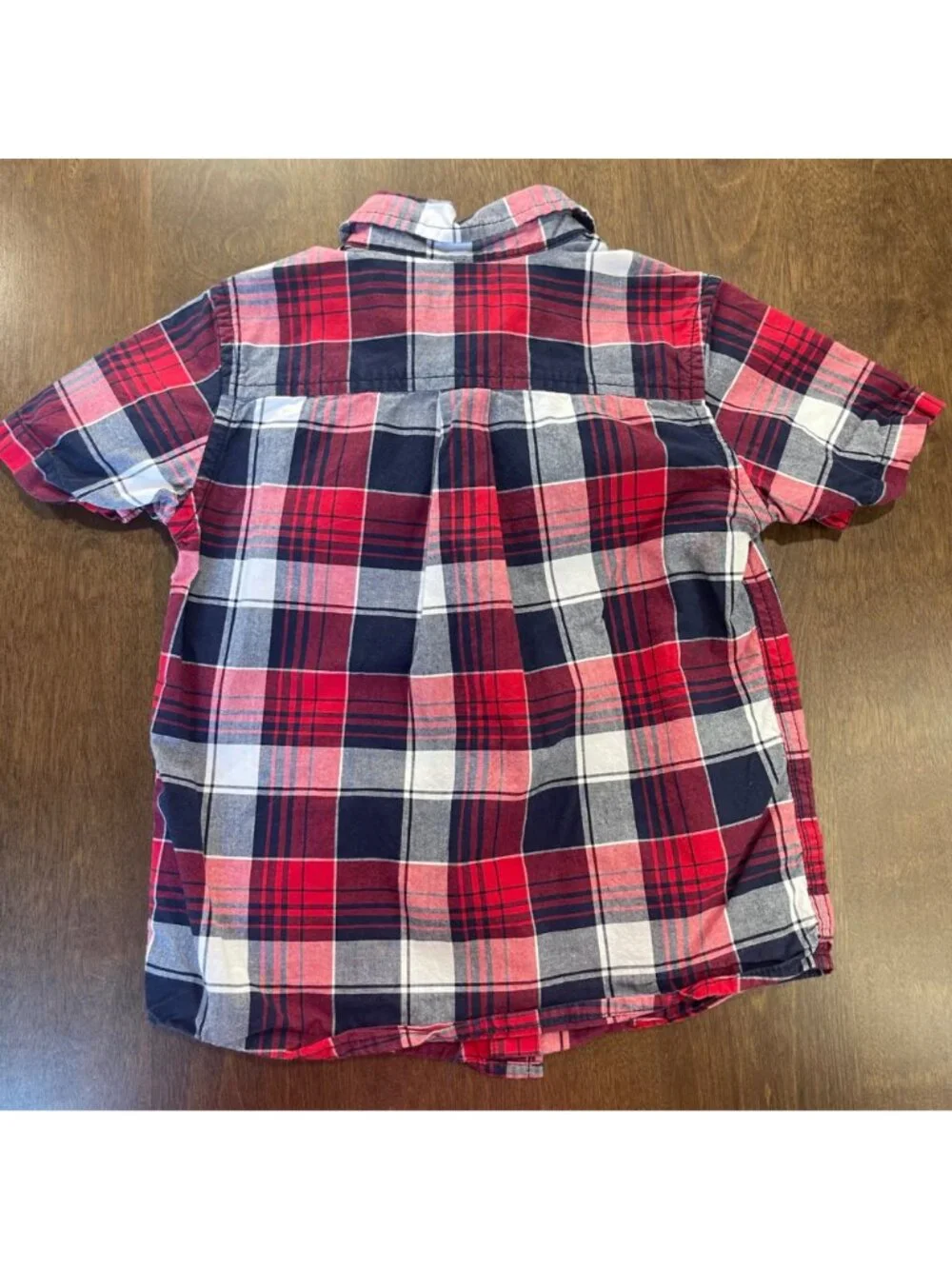 The Children's Place Button Up Shirt Lot Boys Size 4T 100% Cotton Short Sleeve